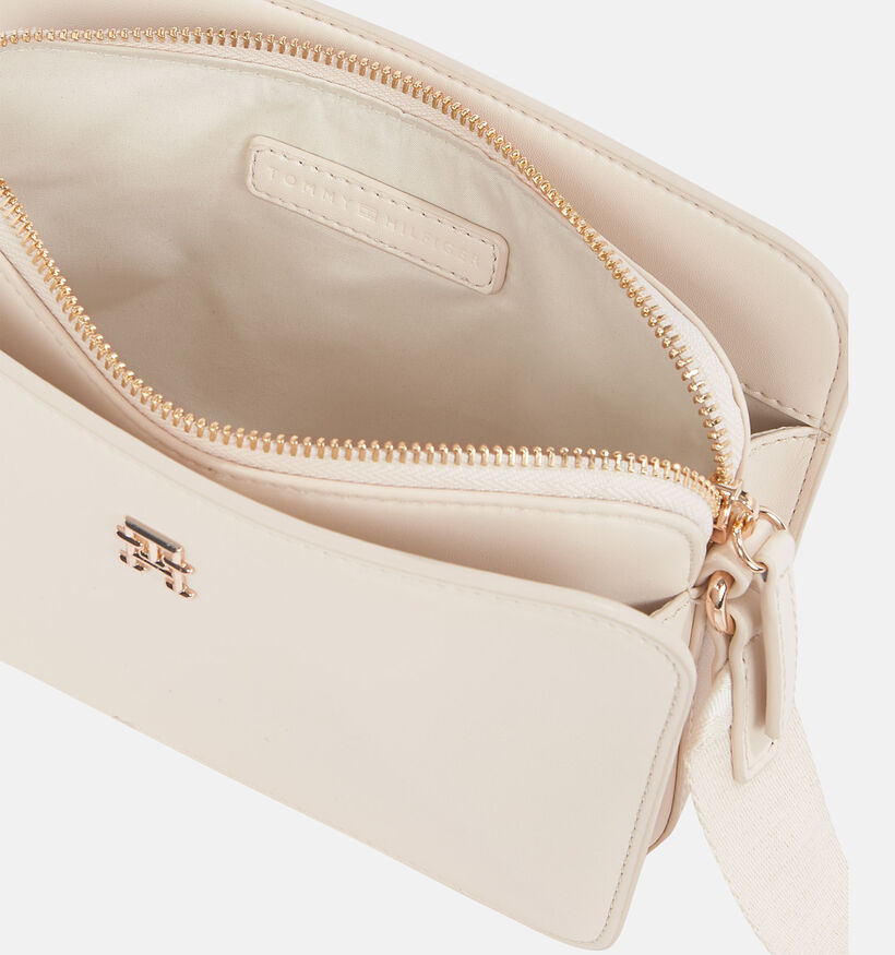 Tommy Hilfiger Logotape Camera Bag Beige Crossbodytas voor dames (352871)