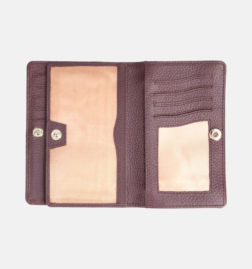 Crinkles bordeaux Portemonnee voor dames (365760)
