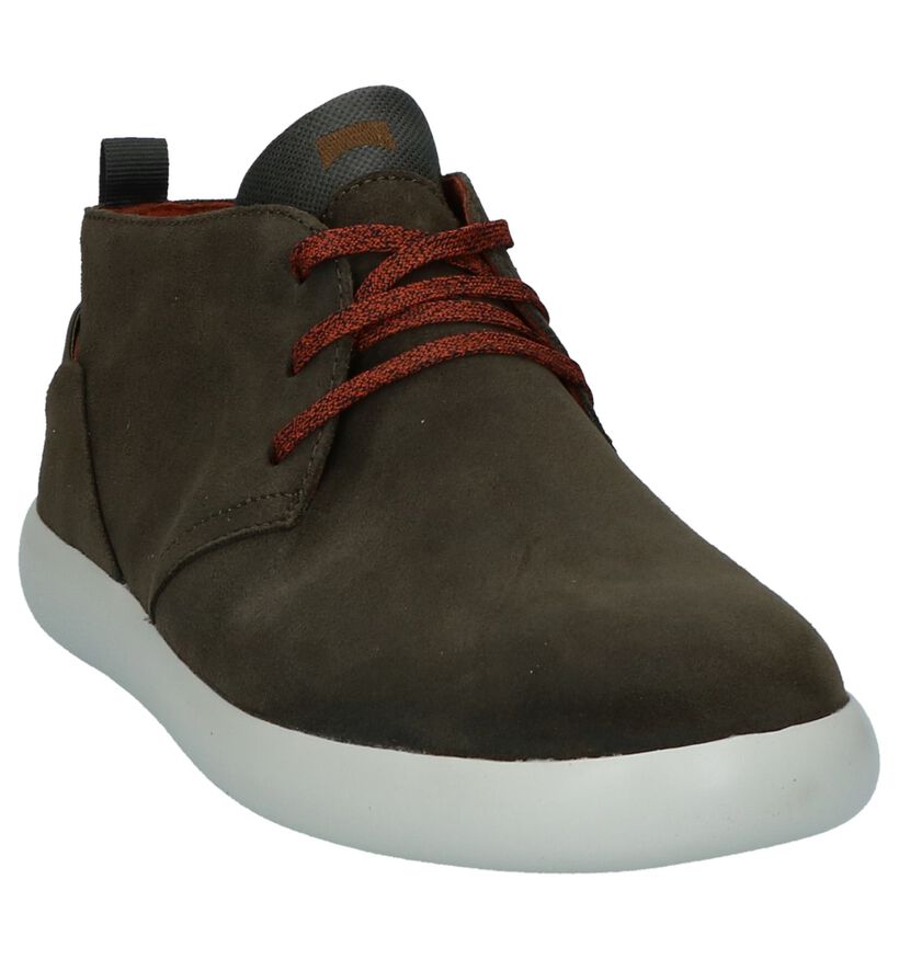 Kaki Bottines Camper Capsule in daim (226154)