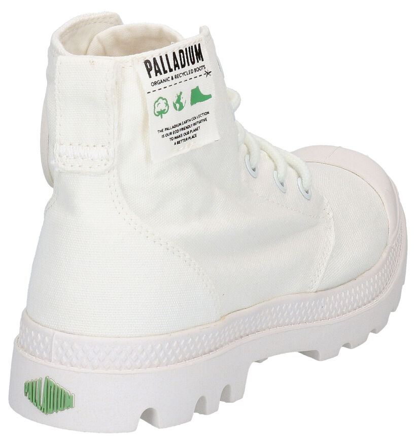 Palladium Hi Organic Kaki Boots in stof (267405)
