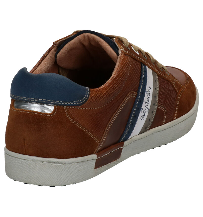 Australian Lombardo Chaussures à lacets en Cognac en cuir (272444)