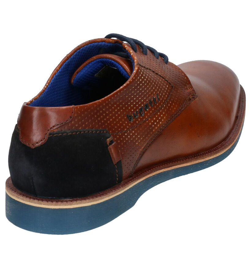 Bugatti Chaussures habillées en Cognac en cuir (271488)