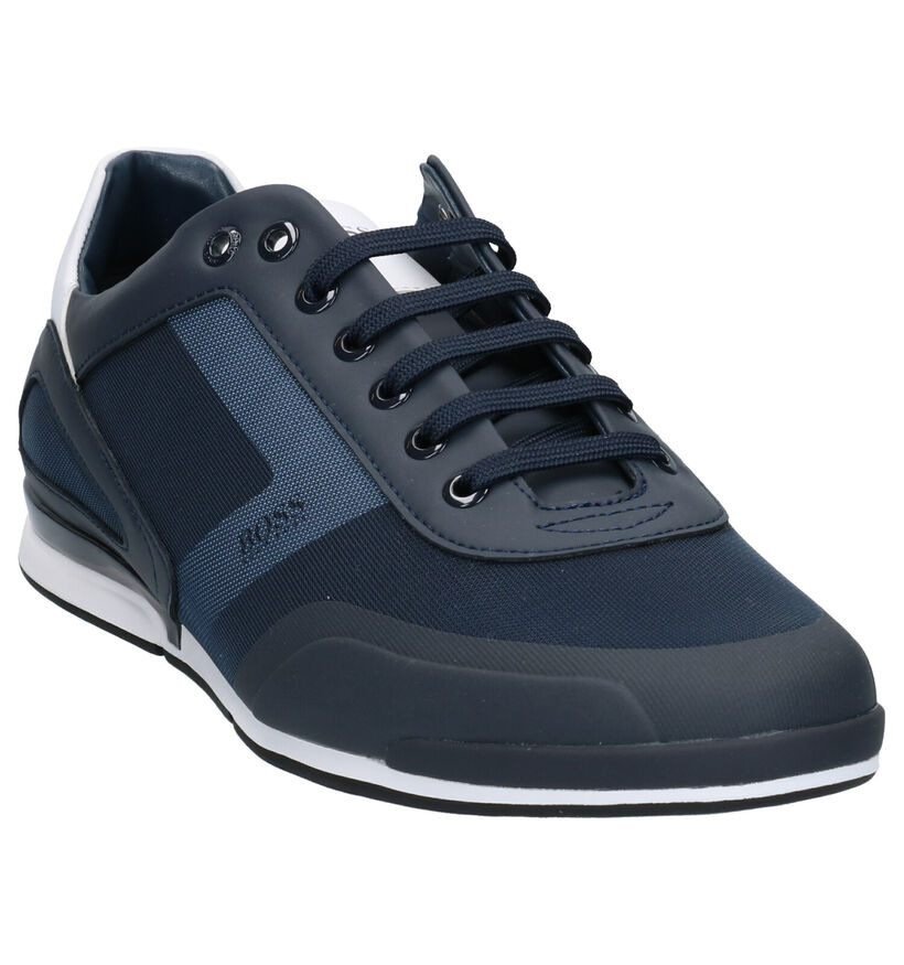 Hugo Boss Chaussures basses en Bleu foncé en simili cuir (267063)