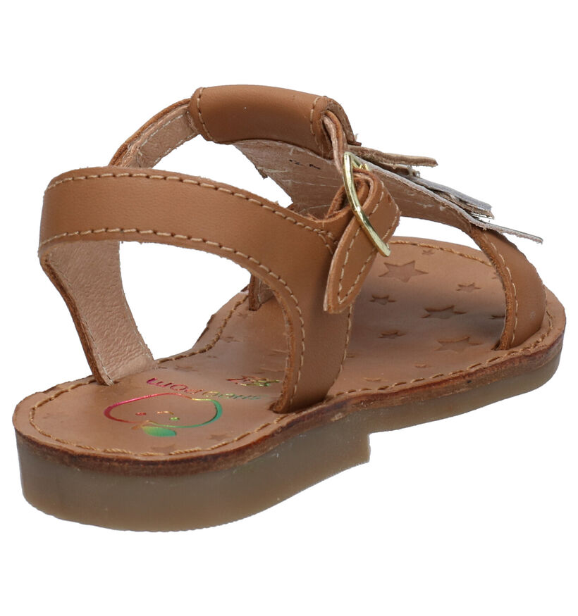 Shoo Pom Happy Falls Cognac Sandalen voor meisjes (288592)