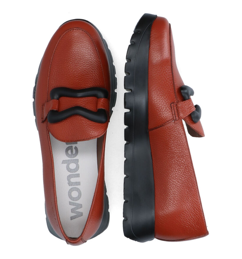Wonders Chaussures à enfiler en Orange foncé pour femmes (317239) - pour semelles orthopédiques