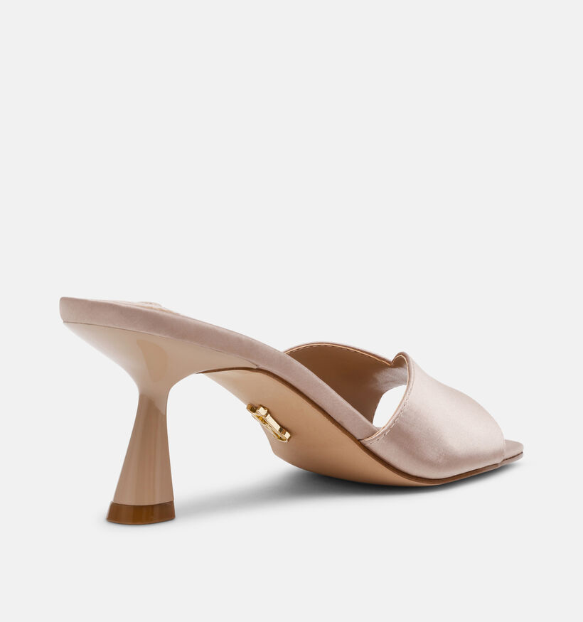 Steve Madden Ivie Satin Nu-pieds en Taupe pour femmes (379922)