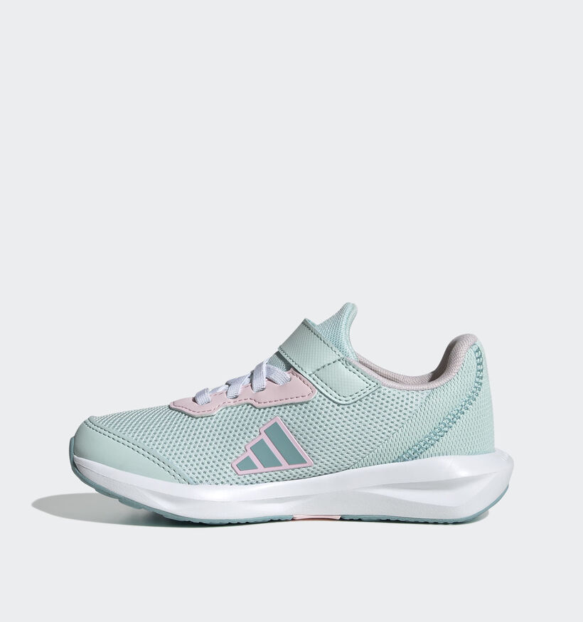 adidas Faito Muntgroene Sneakers adidas Faito Muntgroene Sneakers voor meisjes (359653) - geschikt voor steunzolen