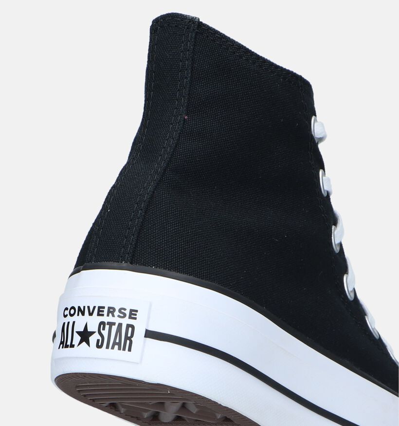 Converse Chuck Taylor All Star Plateform Baskets en Noir pour femmes (335193)