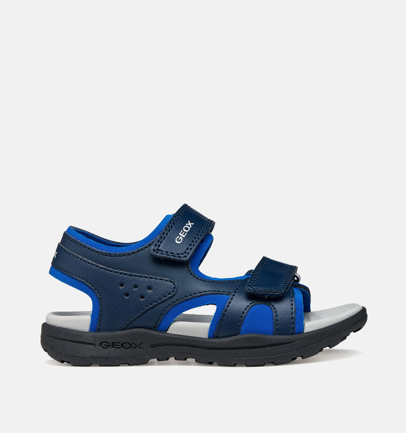 Geox J Vaniett Sandales en Bleu fonc&eacute; pour gar&ccedil;ons (368885)