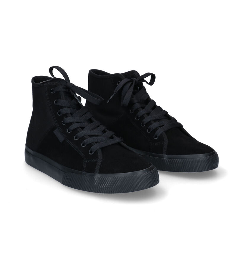 DC Shoes Manual High Baskets en Noir en daim (294244)