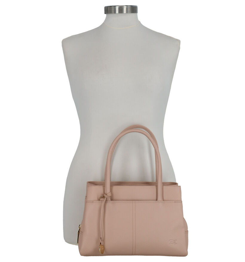 Crinkles Lila Handtas in leer (295303)