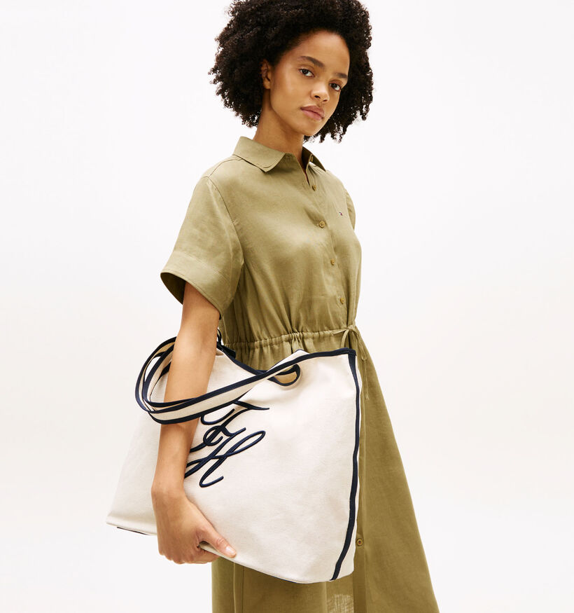 Tommy Hilfiger Summer Tote Ecru Shoppertas voor dames (369308)