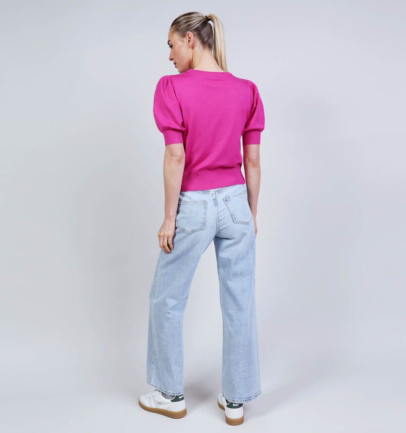 Minus Liva Knit Fuchsia Trui voor dames (366691)