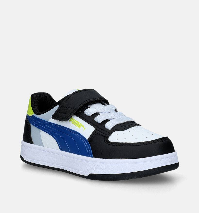 Puma Caven 2.0 Block AC Kaki Sneakers voor jongens, meisjes (350383)