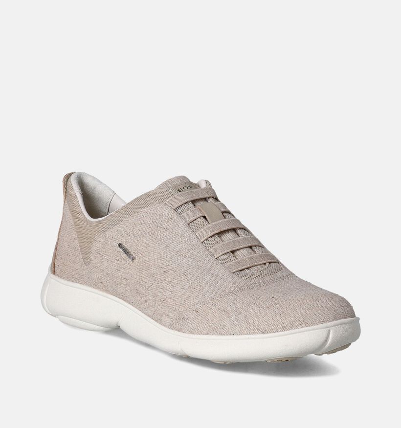 Geox Nebula 2.0 Baskets en Taupe pour femmes (353781) - pour semelles orthopédiques