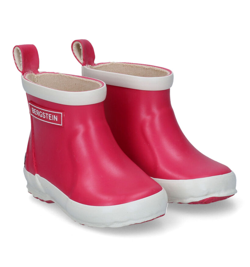 Bergstein Bottes de pluie en Violet pour filles (314750) - pour semelles orthopédiques