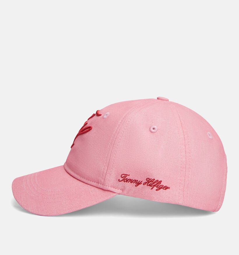 Tommy Hilfiger Embroidered Casquette en Rose/Rouge pour femmes (369314)
