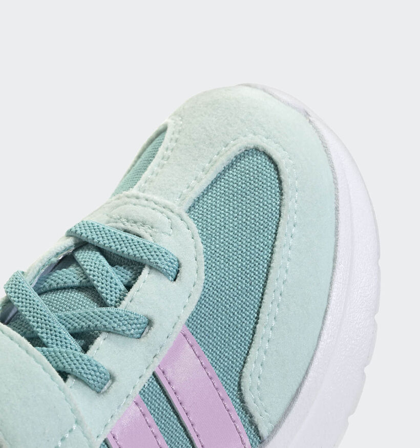 adidas Run 70s 2.0 Lichtgroene/Lila Sneakers voor meisjes (359676) - geschikt voor steunzolen