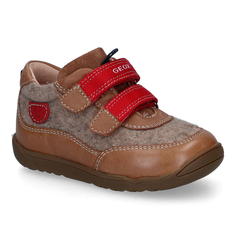 Geox Macchia Camel Babyschoentjes voor jongens (317570) - geschikt voor steunzolen