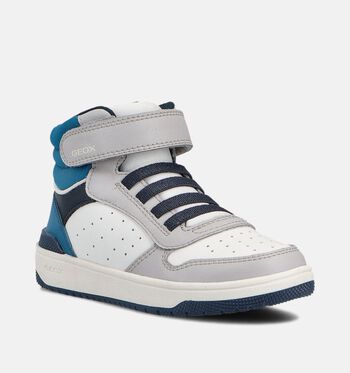 Geox Sneakers Wit/Blauw/Grijs