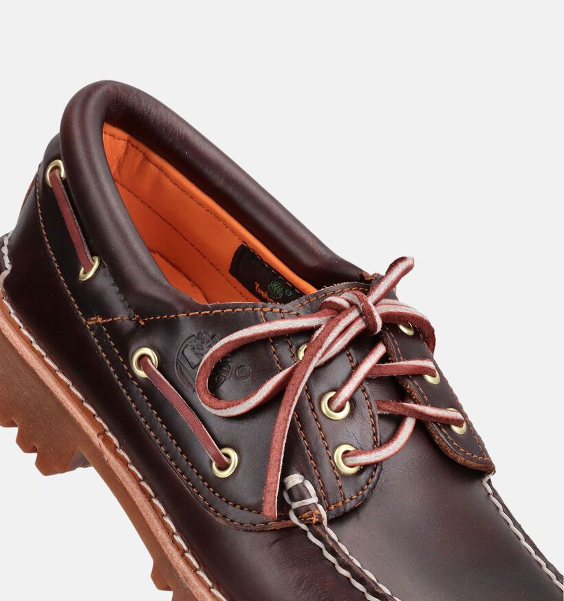 Timberland Authentic Boat Shoe Chaussures bateau en Brun fonc&eacute; pour hommes (369218)