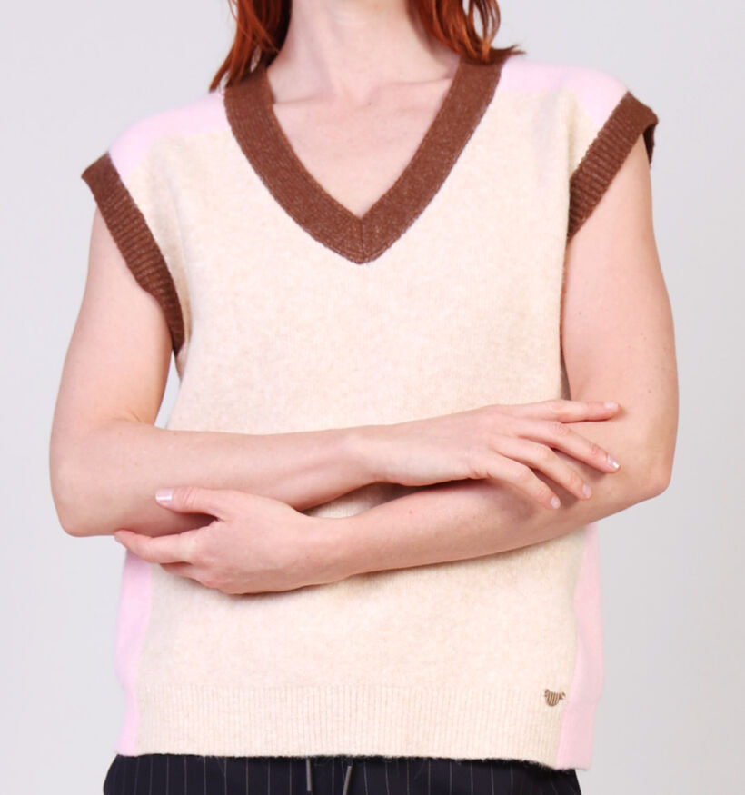 Orfeo Iola Pull en Beige/Marron pour femmes (364332)