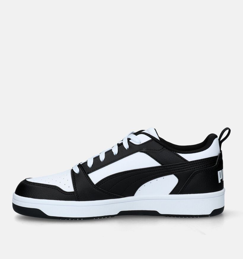 Puma Rebound V6 Low Baskets en Noir pour hommes (326849) - pour semelles orthopédiques