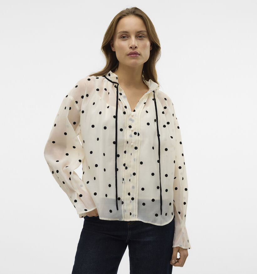 Vero Moda Yoja Blouse en Blanc pour femmes (354070)