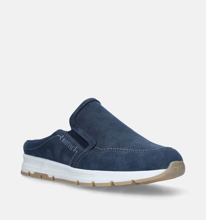 Mustang Nu-pieds casual en Bleu foncé pour hommes (338790)