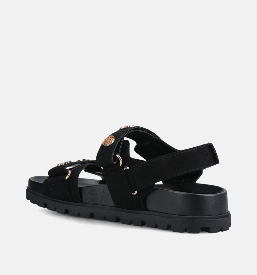 Guess Florizi Sandales plates en Noir pour femmes (366558)