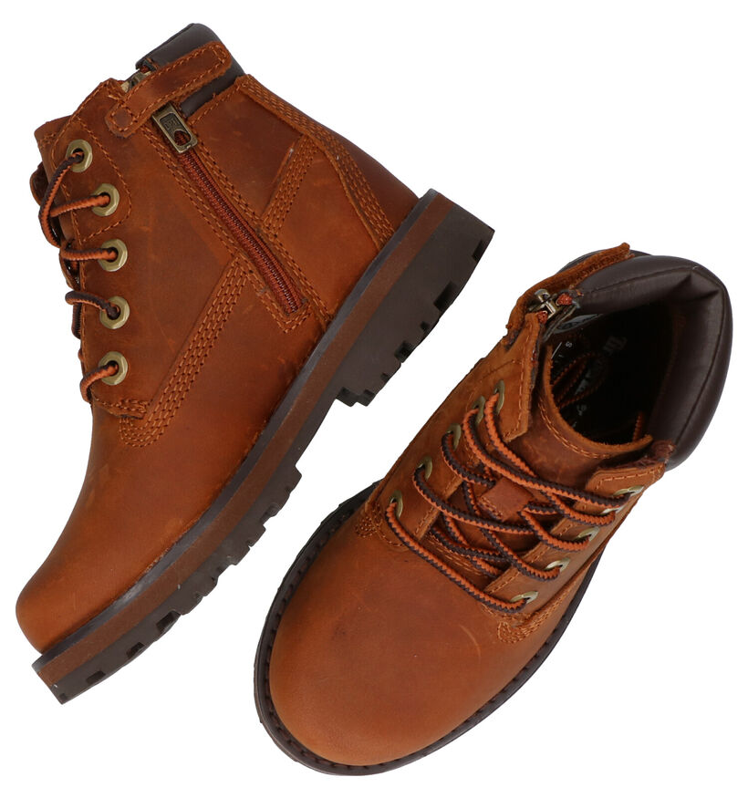 Timberland Courma Kid 6 inch Bruine Bottines voor jongens, meisjes (329077) - geschikt voor steunzolen
