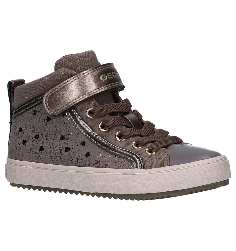 Geox Baskets montantes en Bronze en simili cuir (294104)