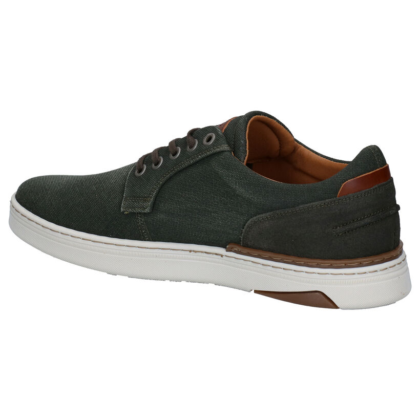 Bullboxer Zwarte Veterschoenen in nubuck (300222)