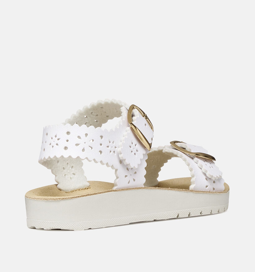 Geox J Costarei Witte Sandalen voor meisjes (368859)