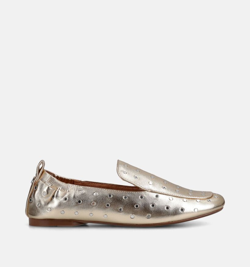 Mexx Rozy Lemon Gouden Loafers voor dames (367256) - geschikt voor steunzolen