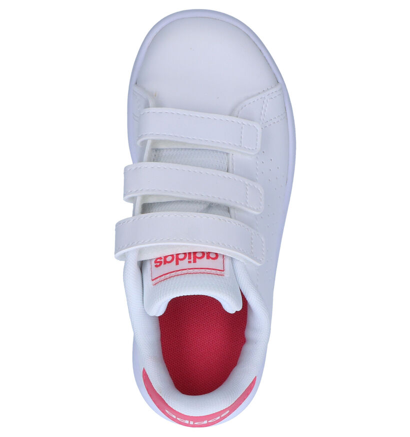 adidas Advantage C Witte Sneakers voor meisjes (319539) - geschikt voor steunzolen