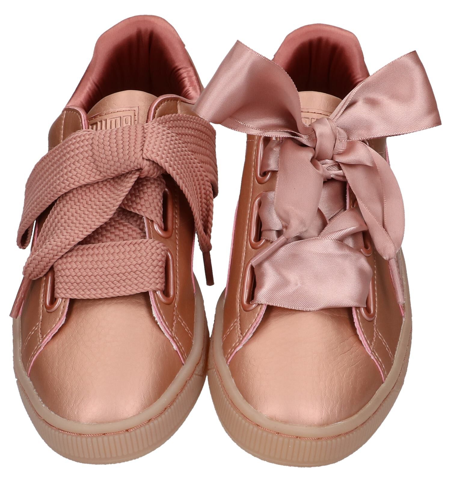 Puma basket heart rose gold store