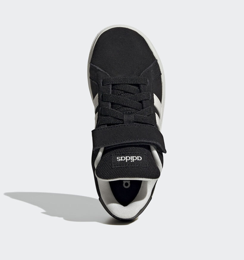adidas Grand Court 00s Zwarte Sneakers voor jongens (365346) - geschikt voor steunzolen