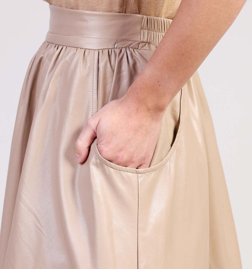 Adoré Acacia Beige Midirok voor dames (369232)