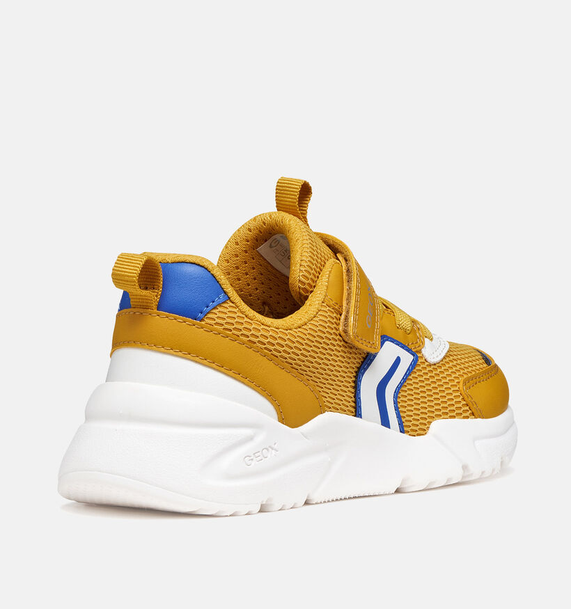 Geox Loftus Okergele Sneakers voor jongens (368456) - geschikt voor steunzolen