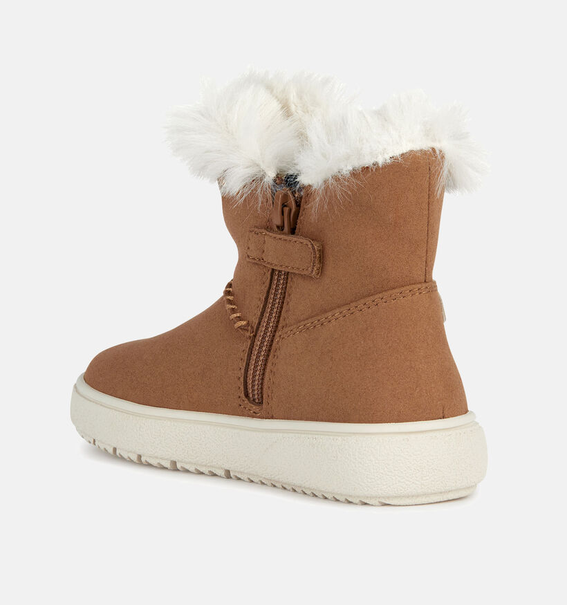 Geox Theleven Boots en Naturel pour filles (344531) - pour semelles orthopédiques