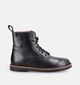 Birkenstock Bryson Leather Boots &agrave; lacets en Noir pour hommes (377030) - pour semelles orthop&eacute;diques