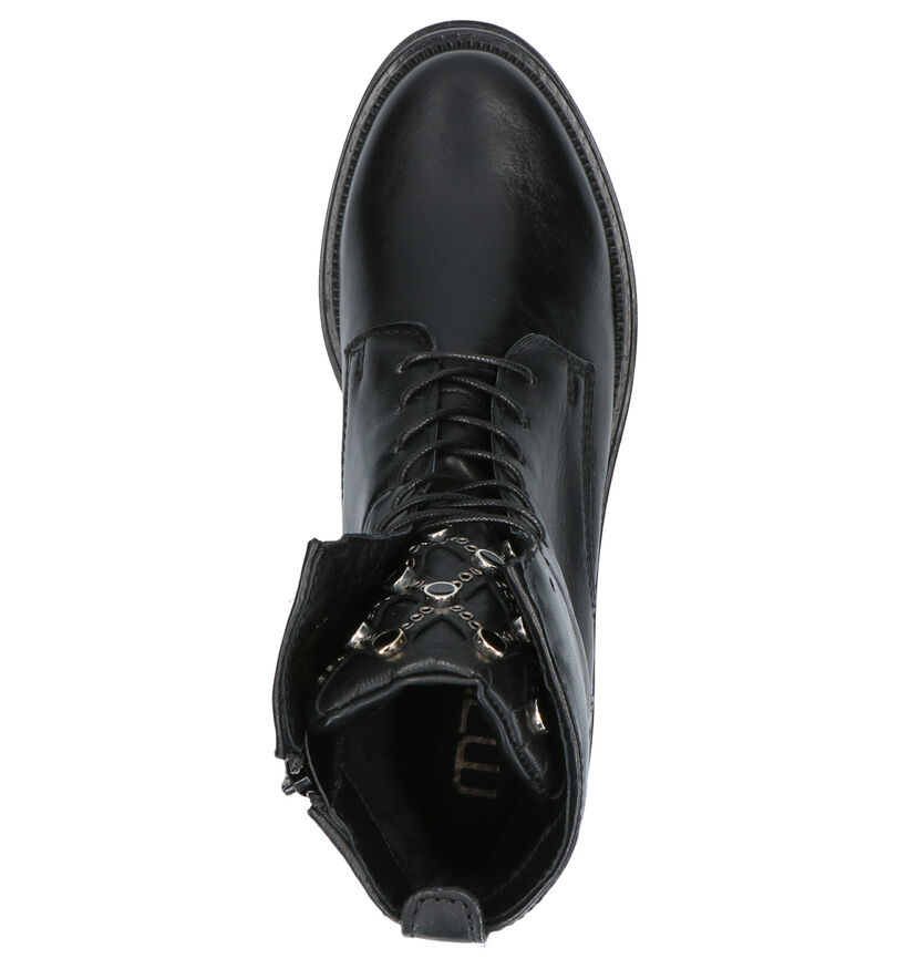 Mjus Zwarte Boots in leer (258873)