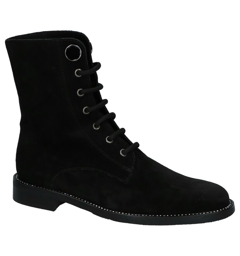 Love Bottines en Noir en daim (231317)