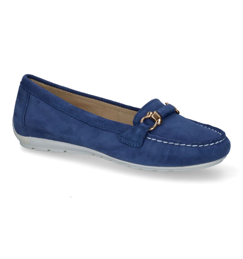 River Woods Mocassins en Bleu foncé en nubuck (306871)