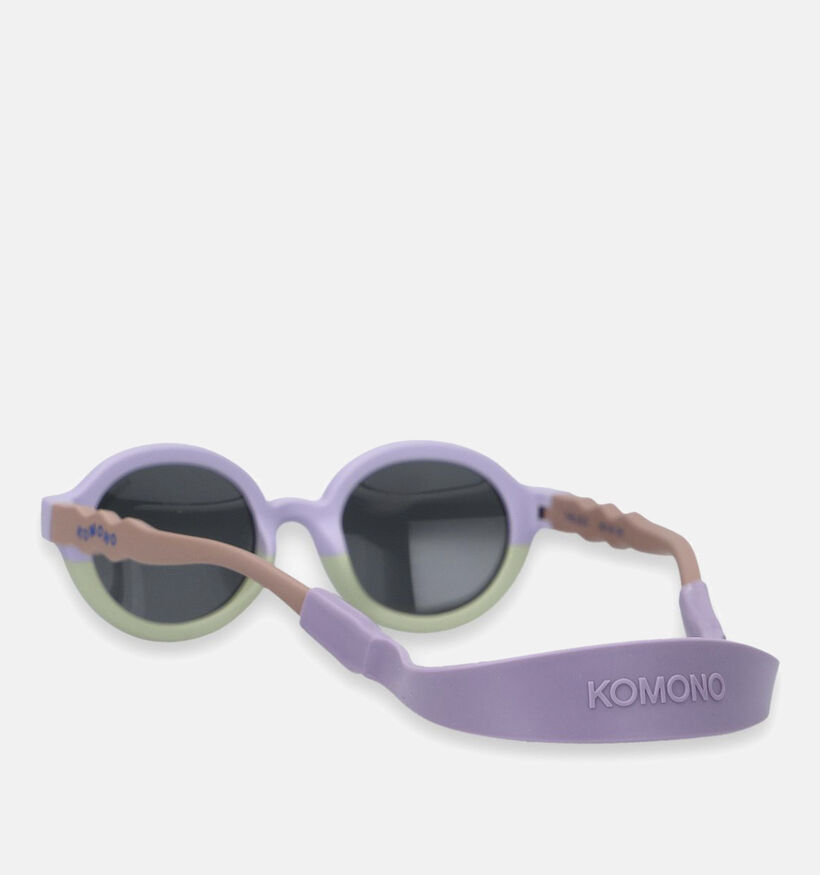 Komono Lele Candy Triplets Lunettes de soleil en Violet/Vert pour filles (371544)