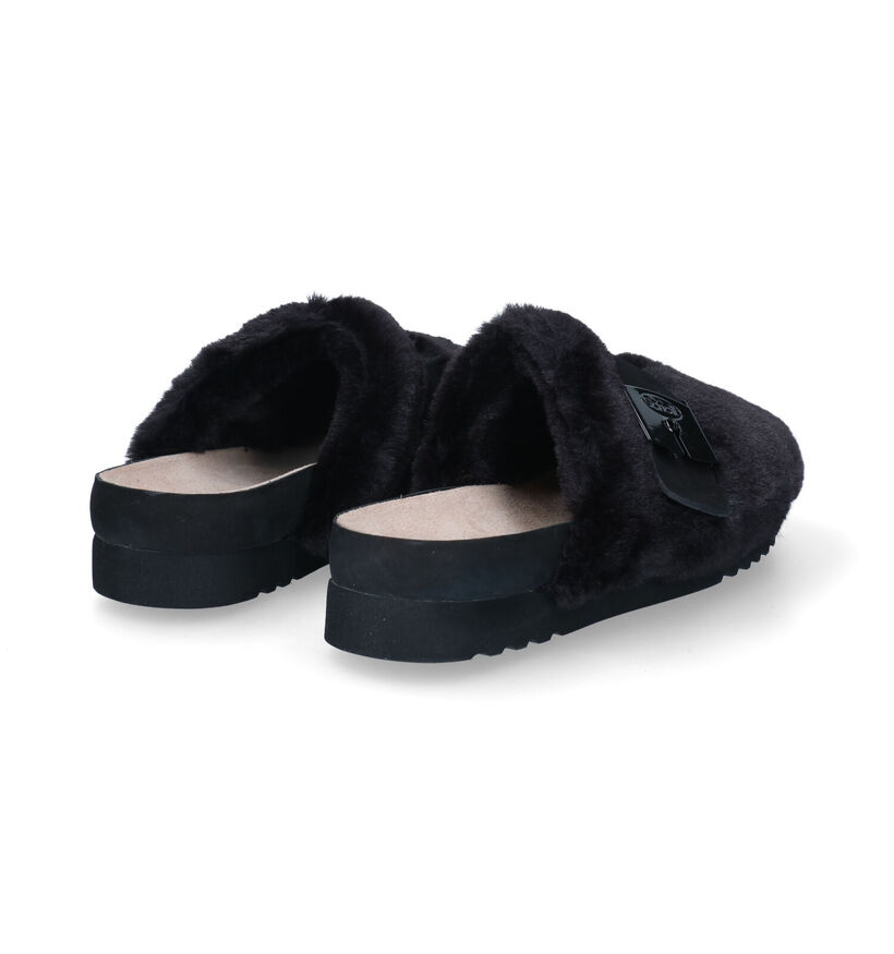 Scholl Alaska Zwarte Pantoffels voor dames (316949)