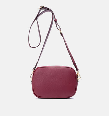 Laurent David Crossbody tassen Bruin/Blauw/Bordeaux