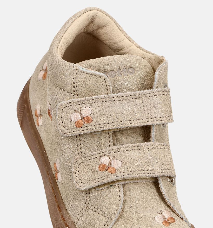 Falcotto Snopes Butterfly Baskets montantes en Beige pour filles (380201)