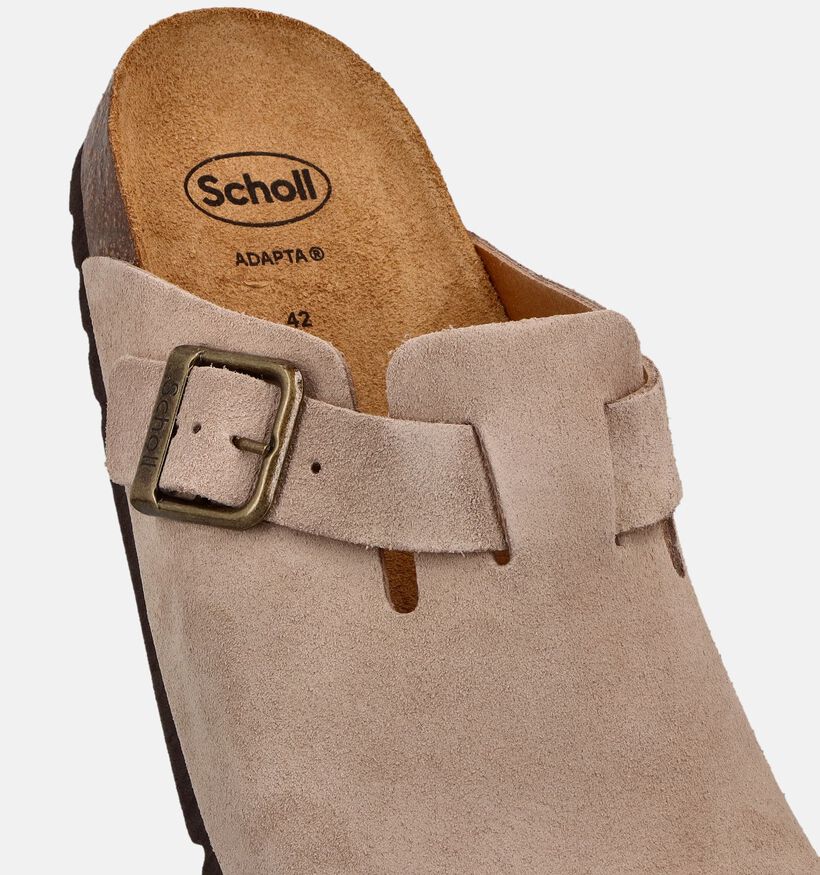 Scholl Olivier Beige Clogs voor heren (369897)